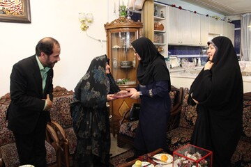 دیدار با مادر شهید برهانی و خواهر شهیدان سیف‌الدین