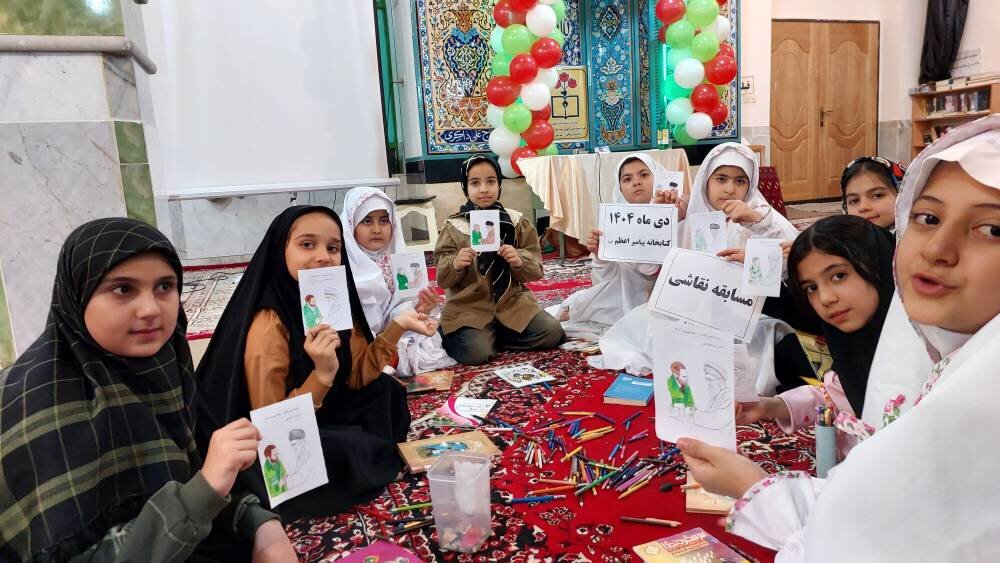 ترویج فرهنگ مطالعه در میان معتکفین کودک و نوجوان گرمه