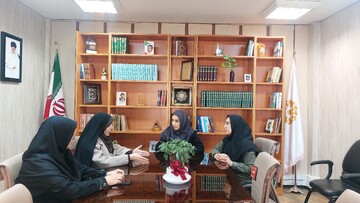 نشست مدیرکل کتابخانه های قزوین