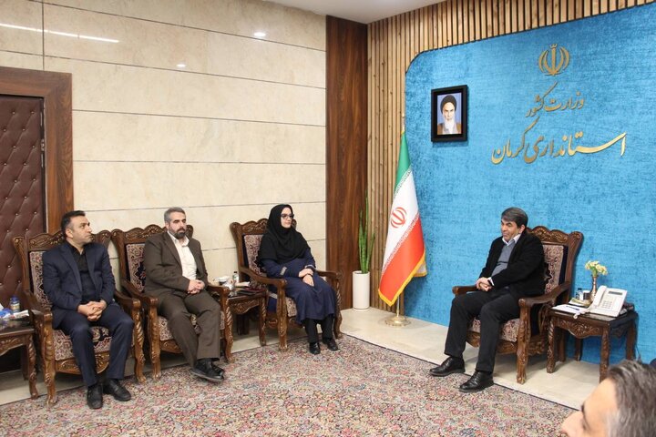 دیدار دبیرکل نهاد کتابخانه‌های عمومی کشور با استاندار کرمان