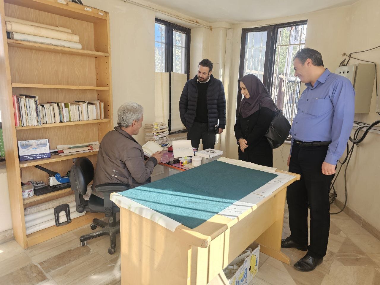 بازطراحی کتابخانه یادگار امام