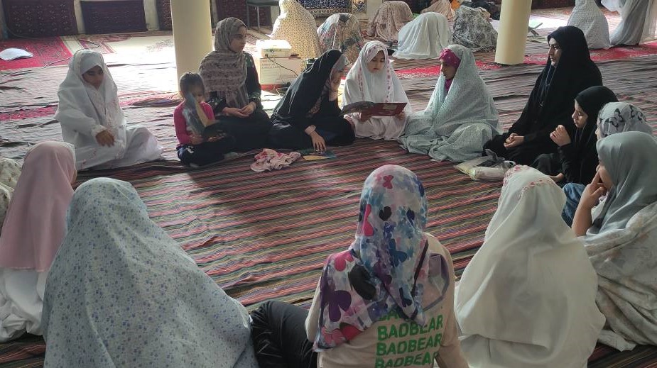 محفل مادران و دختران معتکف در کتابخانه شهدای ملاثانی برگزار شد