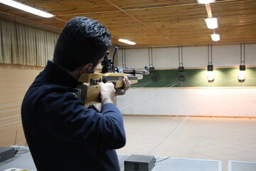 مسابقات تیراندازی کتابداران استان مرکزی در اراک