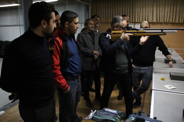 مسابقات تیراندازی کتابداران استان مرکزی در اراک