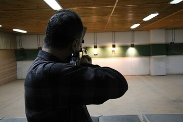 مسابقات تیراندازی کتابداران استان مرکزی در اراک