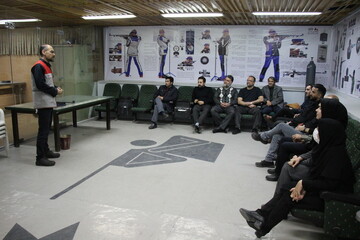 مسابقات تیراندازی کتابداران استان مرکزی در اراک