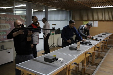 مسابقات تیراندازی کتابداران استان مرکزی در اراک