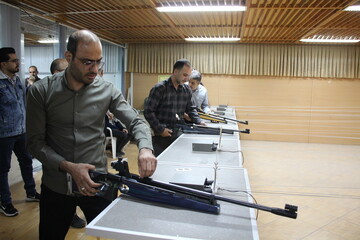 مسابقات تیراندازی کتابداران استان مرکزی در اراک