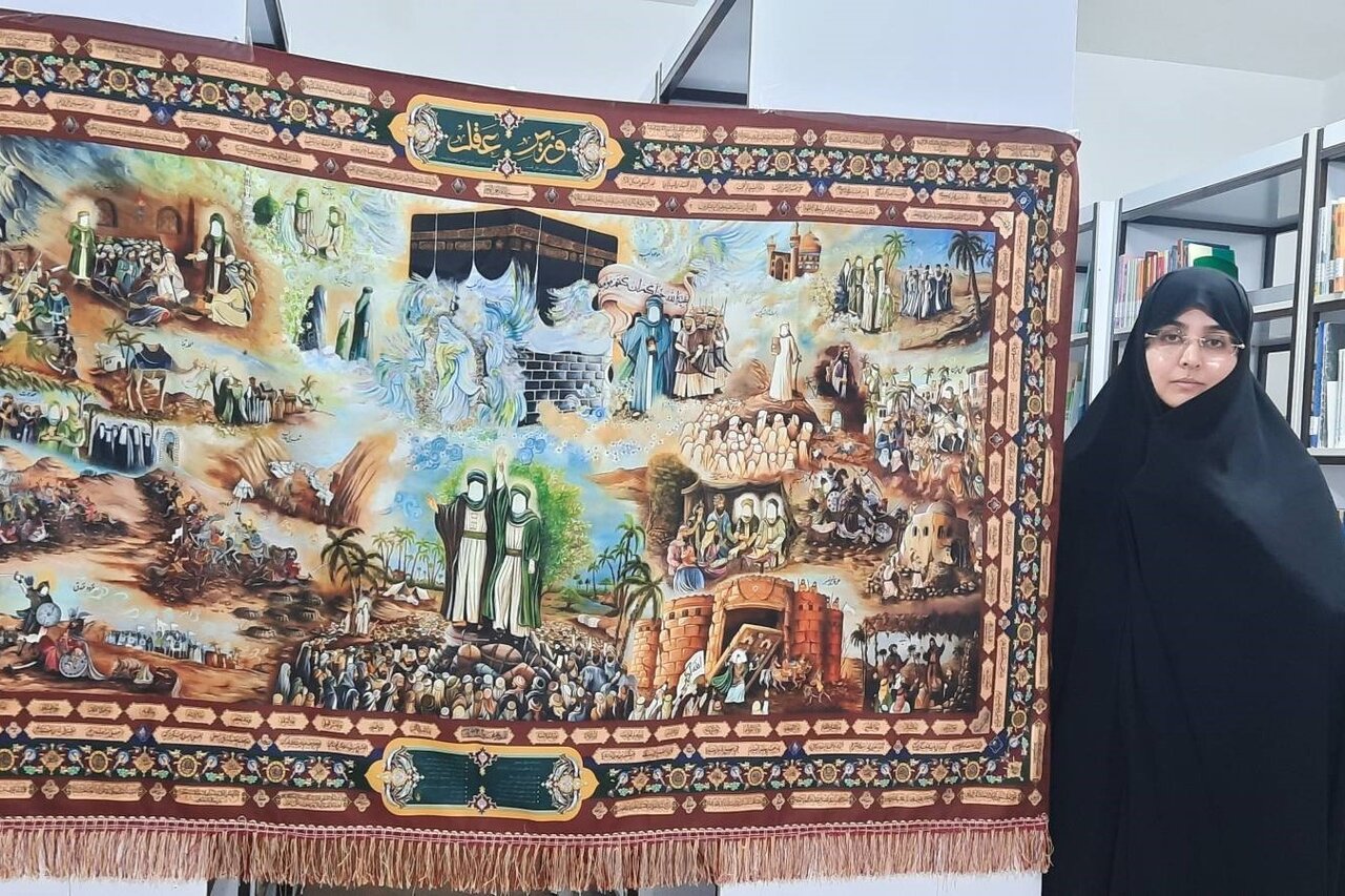 کتابخانه عمومی شادمهر شهرستان مه ولات میزبان برنامه پردهخوانی ویژه حضرت زینب کبری (س)