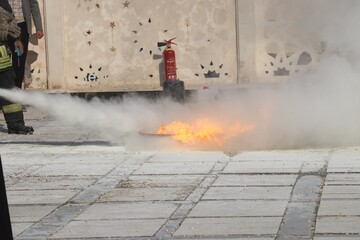 کارگاه اطفای حریق ویژه کتابداران  استان خراسان‌رضوی