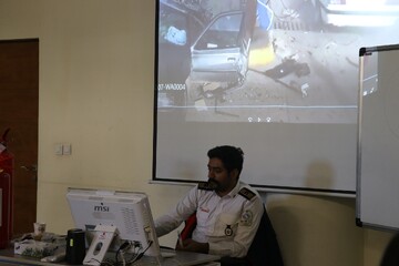 کارگاه اطفای حریق ویژه کتابداران  استان خراسان‌رضوی