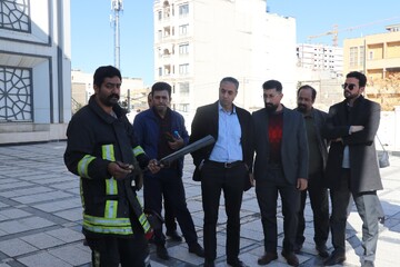 کارگاه اطفای حریق ویژه کتابداران  استان خراسان‌رضوی و شهرستان مشهد