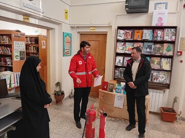 کارگاه اطفای حریق ویژه کتابداران  شهرستان جغتای