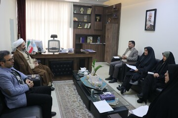 دیدار حسین نوربخش، سرپرست اداره کل کتابخانه‌های عمومی استان خراسان‌رضوی، با حجت‌الاسلام محمدتقی کاظمی‌نسب مدیر ستاد کانون‌های فرهنگی مساجد استان