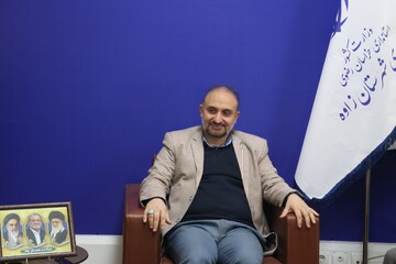 دیدار سرپرست اداره کل کتابخانه های عمومی استان با فرماندار شهرستان زاوه