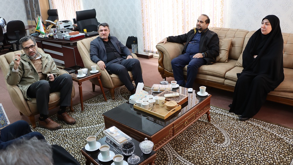 دیدار سرپرست اداره کل کتابخانه‌های عمومی خوزستان با مسئولان اداره کل زندان‌ها