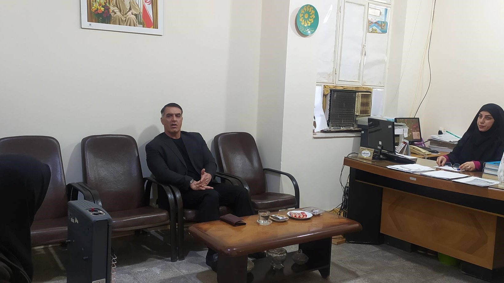 نشست مشترک اداره کتابخانههای عمومی مسجدسلیمان و معاونت اداری مالی شهرداری