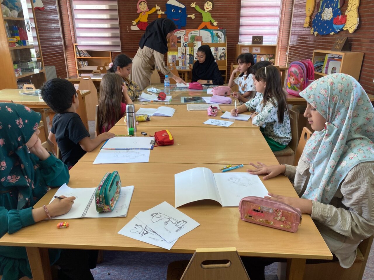 «دوشنبه‌های کار با کودک» در کتابخانه عمومی فرهنگ زنجان