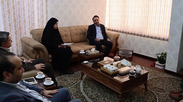 دیدار با فرماندار آغاجاری