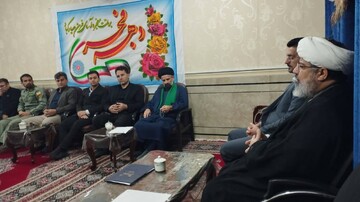 دیدار شورای اداری شهرستان لالی با امام جمعه