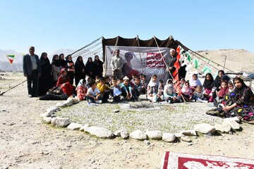 همزمان با دهه فجر، کتاب و قصه میهمان چادرهای عشایر خنج شد