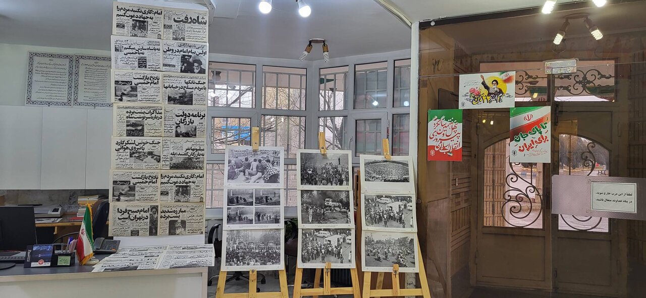برگزاری نمایشگاه عکس و پوستر دهه فجر در کتابخانه عمومی ولیعصر (عج) سلطانیه