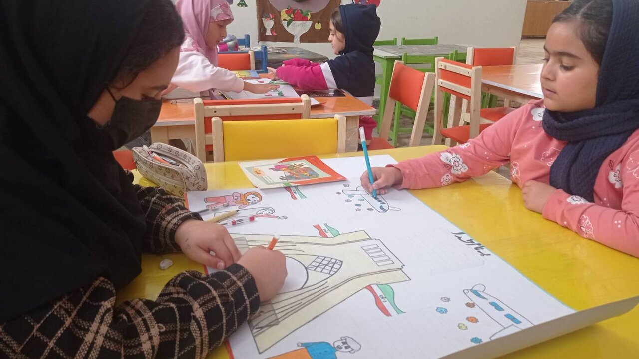 کتابخانه ابوعلی سینا سنبل آباد غرق در شور و شادی دهه فجر