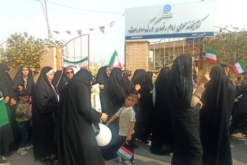 حضور کتابداران بوشهر در راهپیمایی ۲۲ بهمن 1404