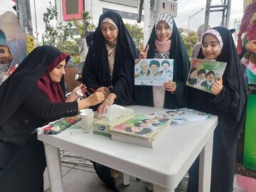 میزبانی اداره کل کتابخانه‌های عمومی استان تهران از عاشقان انقلاب در راهپیمایی ۲۲ بهمن