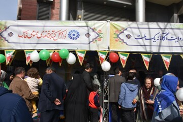 غرفه اداره کل فارس در مسیر راهپیمایی 22 بهمن
