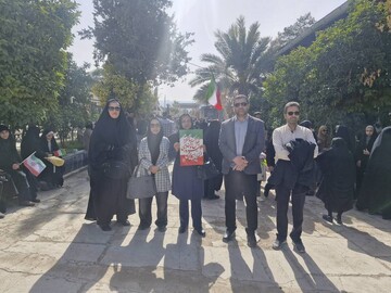 حضور کتابداران فارس در راهپیمایی 22 بهمن