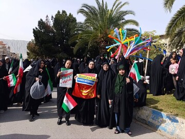 حضور کتابداران فارس در راهپیمایی 22 بهمن