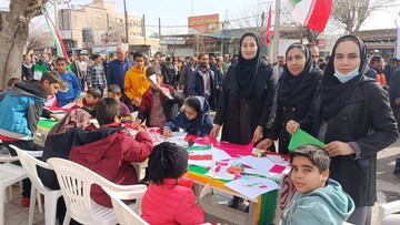 حضور کتابداران فارس در راهپیمایی 22 بهمن