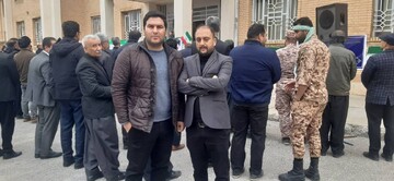 هم‌صدایی جامعه کتابداری کرمانشاه با مردم در یوم الله ۲۲ بهمن ۱۴۰۴؛