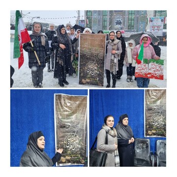 تصاویرحضور حماسی کتابداران اردبیل در راهپیمایی 22 بهمن