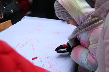 تصاویرحضور حماسی کتابداران اردبیل در راهپیمایی 22 بهمن