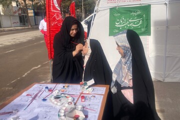 حضور در راهپیمایی شهرستان خواف