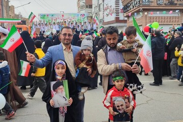 حضور در راهپیمایی شهرستان سبزوار