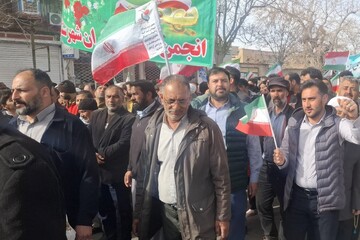 حضور در راهپیمایی شهرستان تایباد