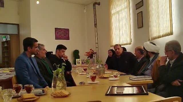 آئین رونمایی از کتاب زندگینامه شهید باقری در کتابخانه سجزی شهرستان کوهپایه برگزار شد