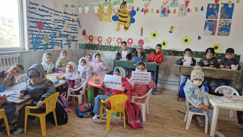 برگزاری مسابقات فرهنگی ویژه دانشآموزان و کودکان در کتابخانه شهدای روستای زرد سملقان