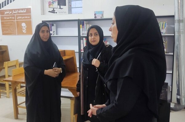 ارزیابی میدانی سرپرست اداره‌کل کتابخانه‌های عمومی استان از وضعیت کتابخانه‌های کیار