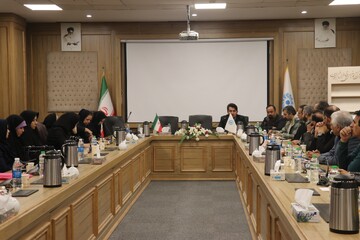 جلسه شورای اداری کتابخانه های عمومی مشهد