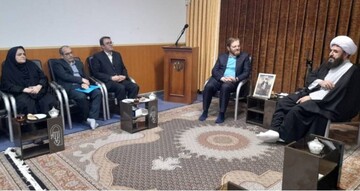 دیدار سرپرست کتابخانه های عمومی استان اردبیل با مسئولین شهرستان گرمی