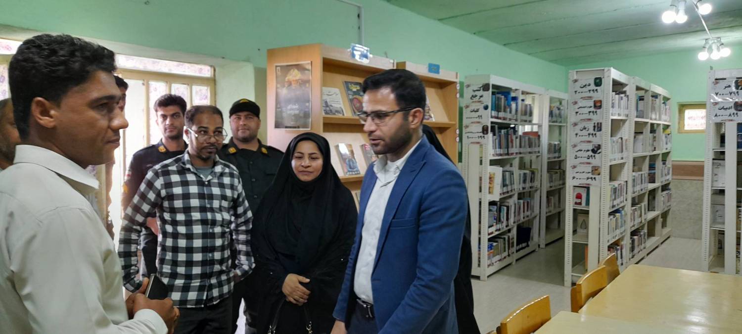 بازدید دادستان رودان از کتابخانه عمومی آل‌طاها بیکاه