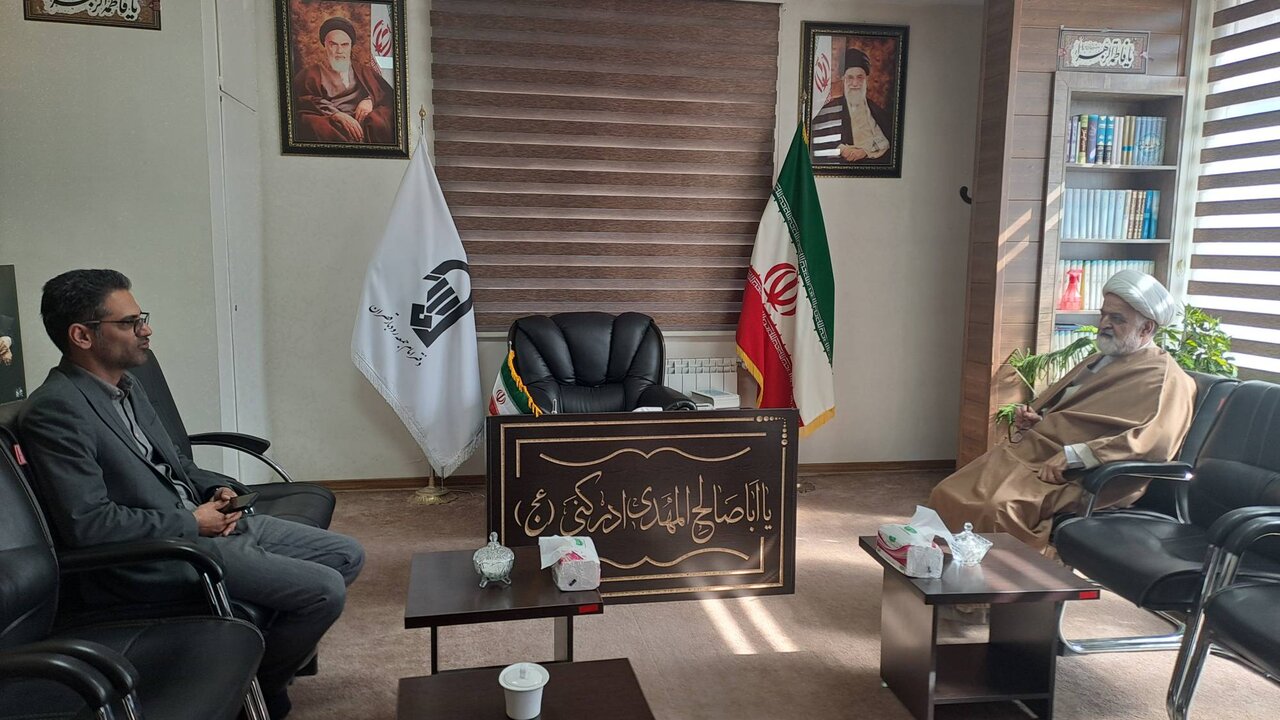 دیدار رئیس اداره کتابخانه‌های عمومی شهرستان شمیرانات با امام جمعه رودبار قصران