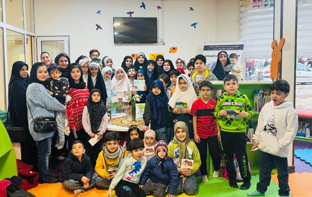 نشست دیدار با کلر ژوبرت، نویسنده محبوب کودکان در کتابخانه عمومی بابا طاهر شهر تهران