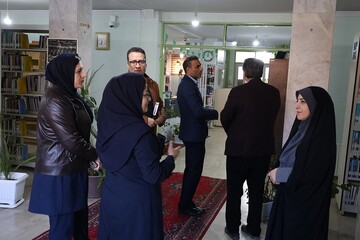 بازدید مدیرکل کتابخانه‌های عمومی آذربایجان‌غربی از پیرانشهر
