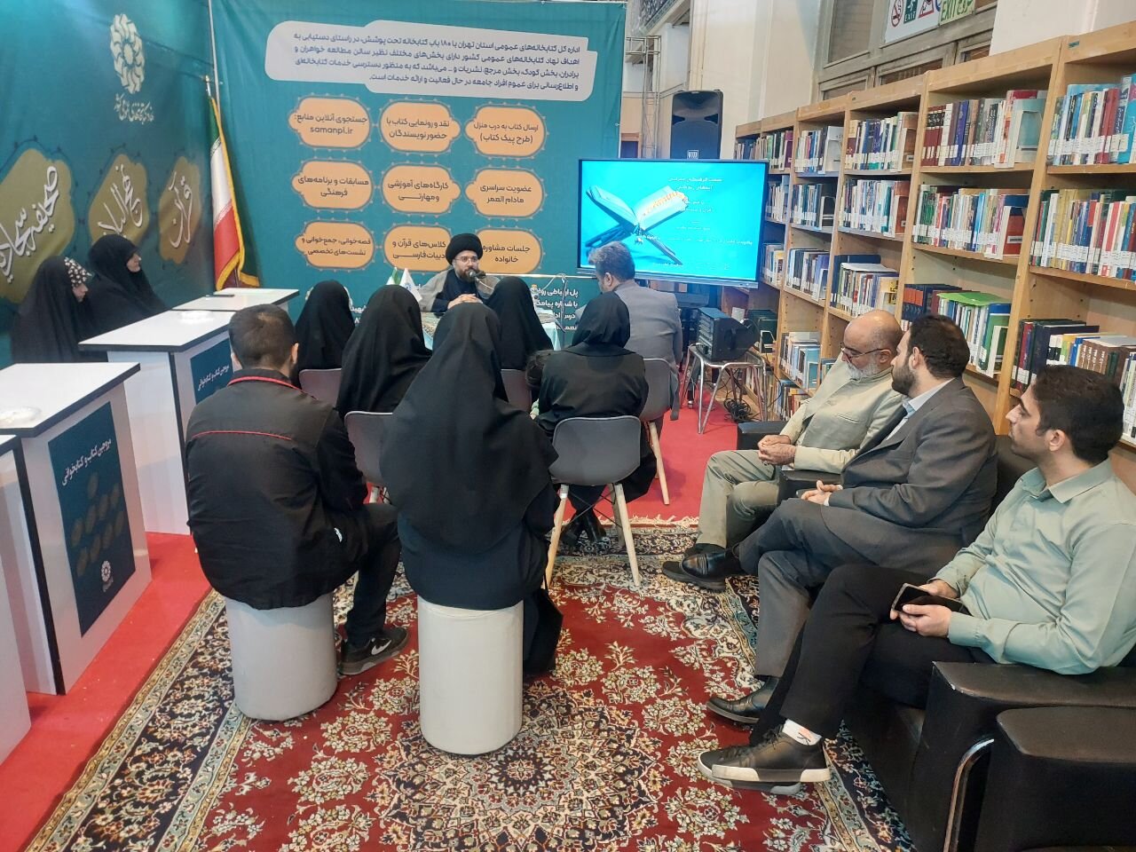 روز ششم حضور نهاد در سی و سومین نمایشگاه بین المللی قرآن کریم