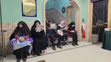 برپایی موکب امام شهید کتابخانه عمومی سهروردی در همدلی با ملت قهرمان ایران